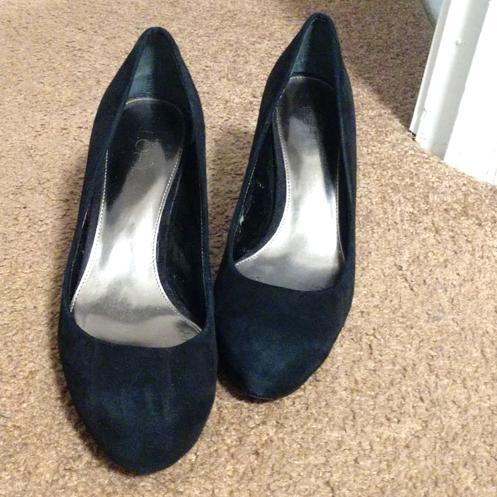 Loft black Italian leather shoes